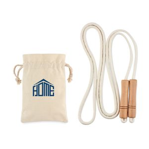 GiftRetail MO6140 - Cotton skipping rope Beige