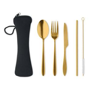 GiftRetail MO6149 - 5 SERVICE Cutlery set stainless steel