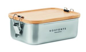 GiftRetail MO6301 - Stainless steel lunch box 750 ml Wood