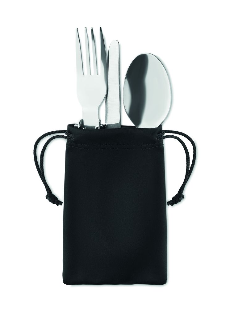GiftRetail MO6359 - STAPI SET 3-piece camping cutlery set