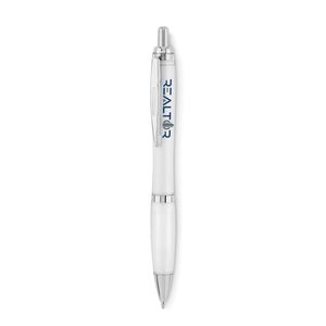 GiftRetail MO6409 - RIO RPET Ball pen in RPET Transparent White
