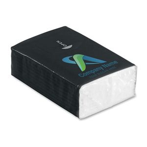 GiftRetail MO8649 - Mini packet of tissues Black