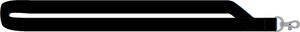 GiftRetail MO9058 - SIMPLE LANY - Premium 20mm Lanyard with Metal Hook - Sublimation Print black