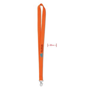 GiftRetail MO9058 - SIMPLE LANY Lanyard 20 mm Orange