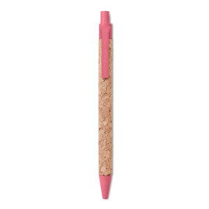 GiftRetail MO9480 - MONTADO Cork/ Wheat Straw/ABS ball pen