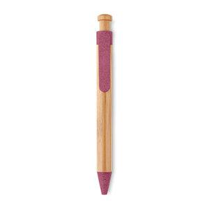 GiftRetail MO9481 - TOYAMA Bamboo/Wheat-Straw ABS ball pen