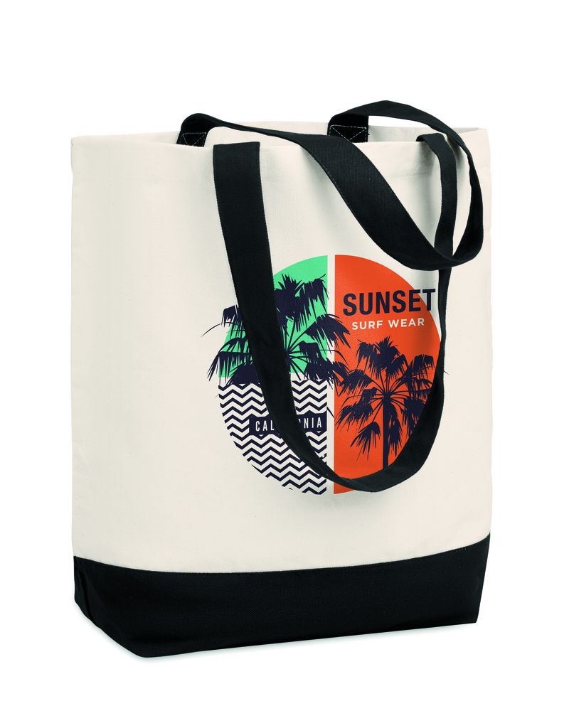 GiftRetail MO9816 - KLEUREN BAG Canvas beach bag 280gr/m2
