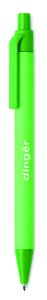 GiftRetail MO9830 - CARTOON COLOURED Paper/PLA corn ball pen Lime