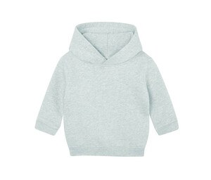 BABYBUGZ BZ063 - BABY ESSENTIAL HOODIE Heather Grey Melange