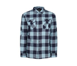 REGATTA RGS216 - SHELFORD PADDED SHIRT Blue Check