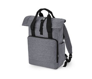 BAG BASE BG118L - RECYCLED TWIN HANDLE ROLL-TOP LAPTOP BACKPACK