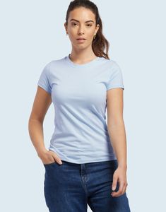 Les Filosophes WEIL - Women's Organic Cotton T-Shirt Made in France Sky