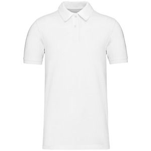 Kariban K2025 - Men's Organic 180 piqué polo shirt White