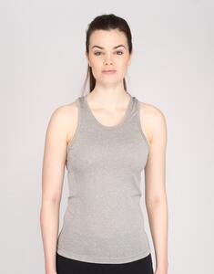 Mustaghata CRAWL - TANK TOP Gris perle chiné