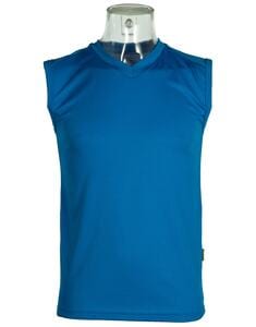 Mustaghata SPRINT - T-SHIRT SLEEVELESS UNISEX 140 G bleu azur