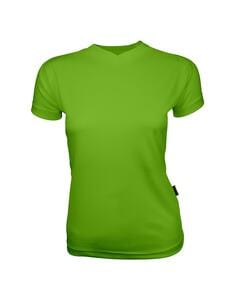 Mustaghata STEP - T-SHIRT RUNNING FOR WOMEN 140 G Citron vert