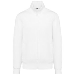 Kariban K4010 - Men's fleece cadet jacket White