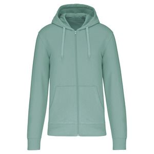 Kariban K4030 - Men's eco-friendly zip-through hoodie Sage