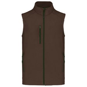 Kariban K403 - MEN'S SOFTSHELL BODYWARMER Chocolate