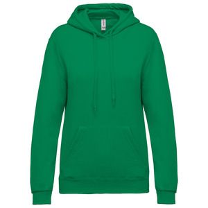 Kariban K473 - Women's hooded sweatshirt Kelly Green