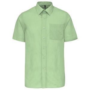 Kariban K551 - ACE - MEN'S SHORT SLEEVE EASY CARE POLYCOTTON POPLIN SHIRT Pistachio Green