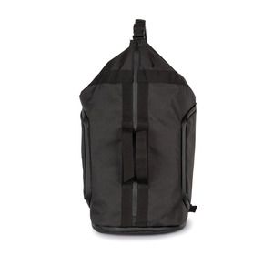Kimood KI0648 - Travel backpack with quilted back and laptop compartment Black