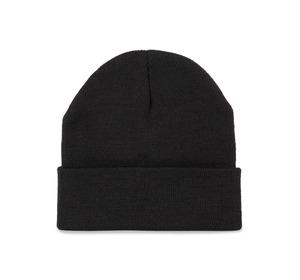 K-up KP892 - Recycled beanie with knitted turn-up