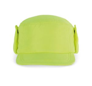 K-up KP617 - Cap with earmuffs Fluorescent Yellow