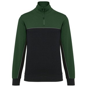 WK. Designed To Work WK404 - Unisex zipped neck eco-friendly sweatshirt