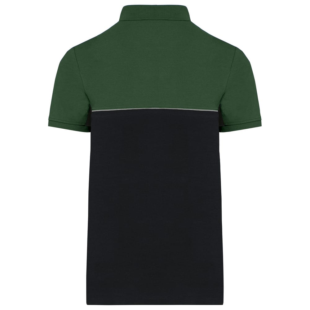 WK. Designed To Work WK210 - Unisex eco-friendly two-tone short sleeve polo shirt