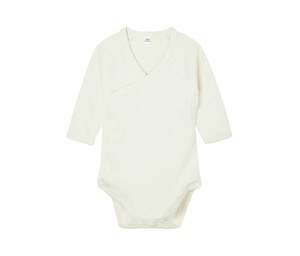 BABYBUGZ BZ060 - BABY LONG SLEEVE KIMONO BODYSUIT Organic Natural