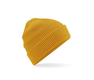 BEECHFIELD BF052N - ORGANIC COTTON WAFFLE BEANIE Mustard