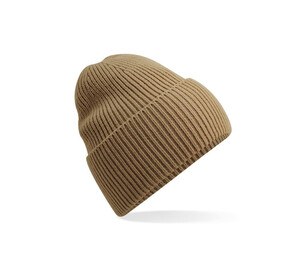 BEECHFIELD BF384R - OVERSIZED CUFFED BEANIE Biscuit