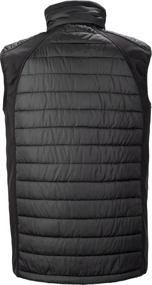 Result R238X - BLACK COMPASS PADDED SOFT SHELL GILET