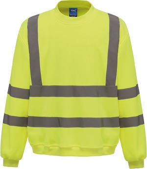 Yoko YHVJ510 - Hi-Vis crew neck Sweatshirt