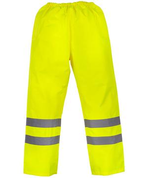 Yoko YHVS451 - Hi-Vis Soft Flex Breathable Rain Trousers