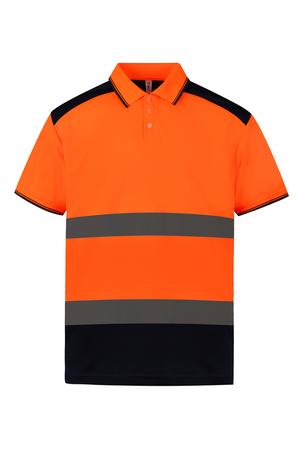 Yoko YHVJ220 - Hi-vis two-tone polo shirt