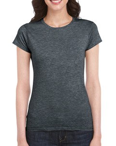 GILDAN GIL64000L - T-shirt SoftStyle SS for her Dark Heather