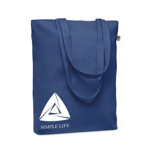 GiftRetail MO6713 - COCO Canvas shopping bag 270 gr/m² Blue