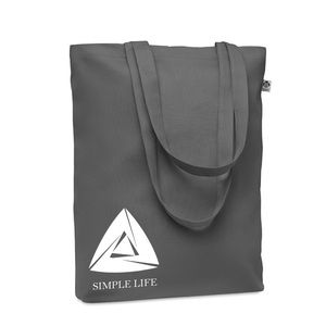 GiftRetail MO6713 - COCO Canvas shopping bag 270 gr/m² Dark Grey