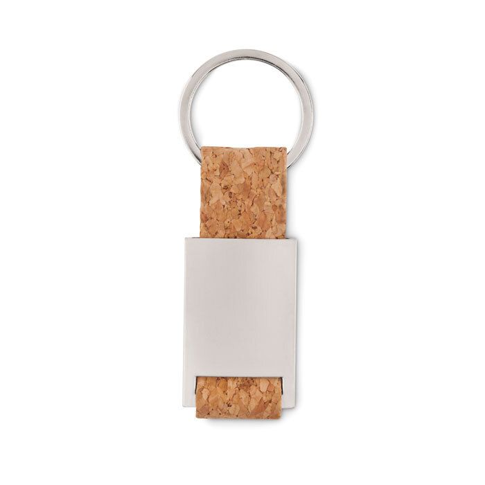 GiftRetail MO6733 - TECH CORK Key ring with cork webbing
