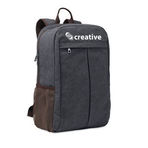 GiftRetail MO6826 - UMEA Laptop backpack in canvas Black