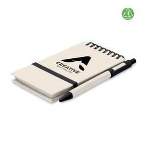 GiftRetail MO6837 - MITO SET A6 milk carton notebook set Black