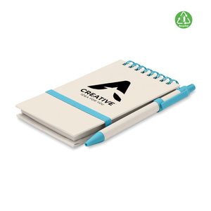 GiftRetail MO6837 - MITO SET A6 milk carton notebook set Turquoise