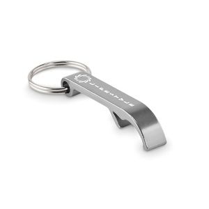 GiftRetail MO6923 - OVIKEY Recycled aluminium key ring Silver
