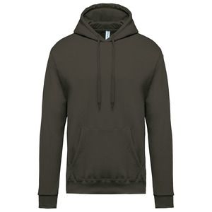 Kariban K476 - Men's hooded sweatshirt Green Olive