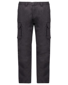 Kariban K744 - Men's multi-pocket trousers Dark Grey