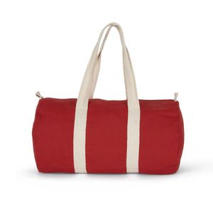 Kimood KI0632 - Cotton Canvas Tote Bag Arandano Red / Natural