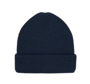 K-up KP951 - Ribbed beanie with double turn-up Twilight Blue