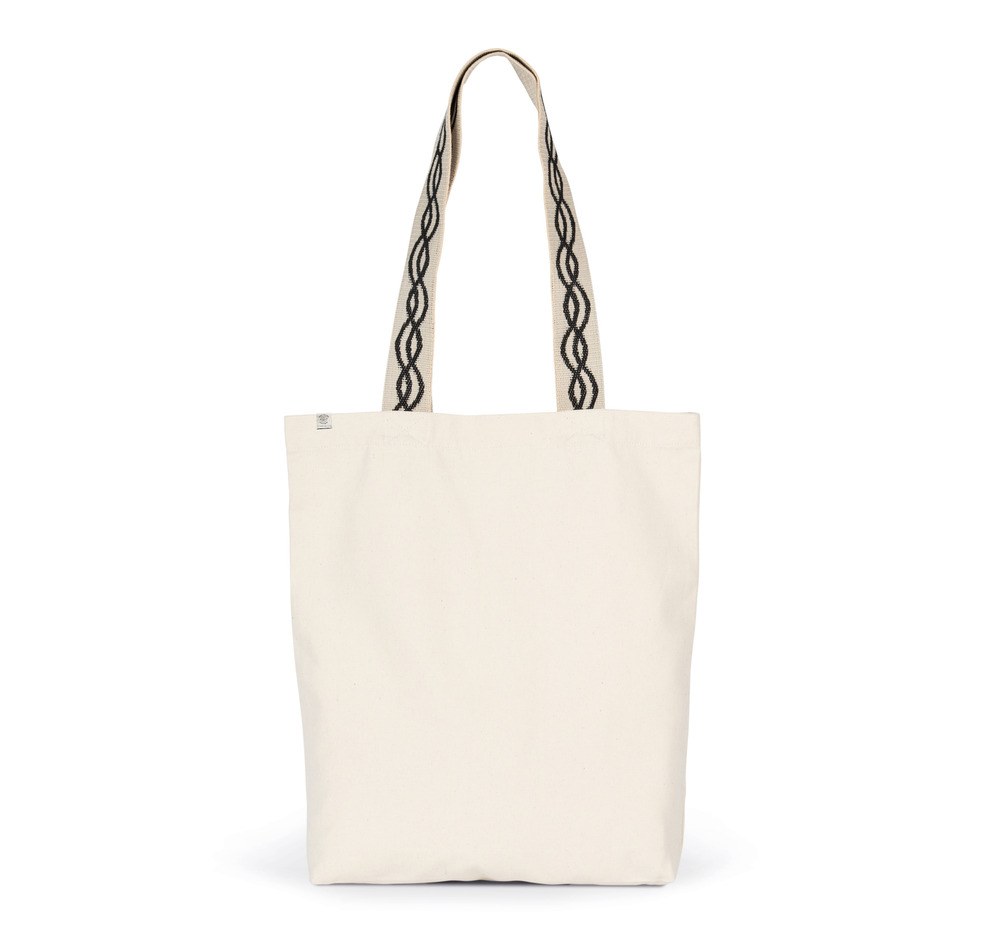 Kimood KINS116 - Recycled flat-bottom shopping bag